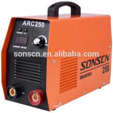 Beste tragbare Lichtbogen-Inverter-Schweißmaschine ARC250 mma Schweißen für Stahl